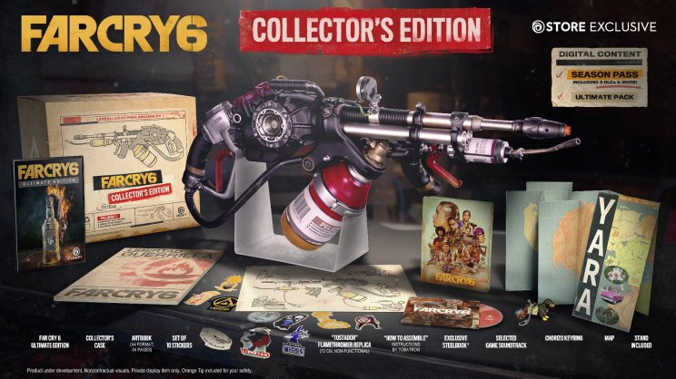 Lángszóróval érkezik a Far Cry 6 gyűjtői kiadása - 3. kép