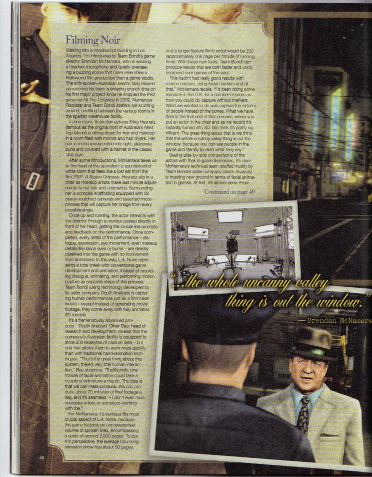 L.A. Noire: Megérkeztek az első scan képek - 4. kép
