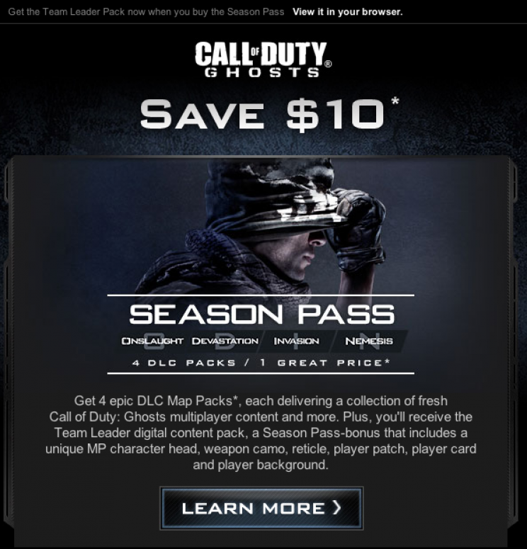 Lehullt a lepel a Call of Duty: Ghosts pályacsomagjairól - 2. kép