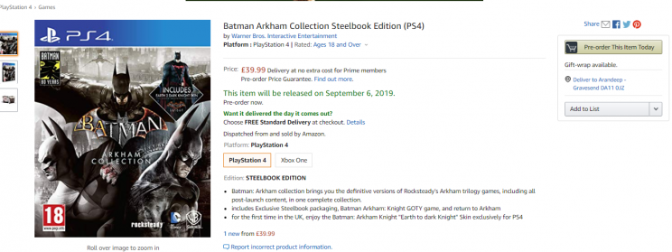 Lemezes formában is kiadják a Batman: Arkham Collectiont - 2. kép
