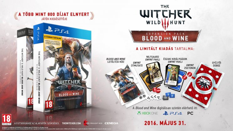Május 31-én jön a The Witcher 3: Blood and Wine - 2. kép