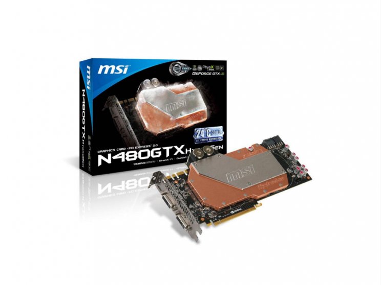 Már előrendelhető az MSI új N480GTX HydroGen gyorsítója - 2. kép
