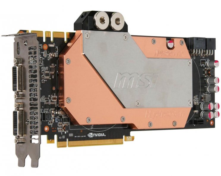 Már előrendelhető az MSI új N480GTX HydroGen gyorsítója - 3. kép