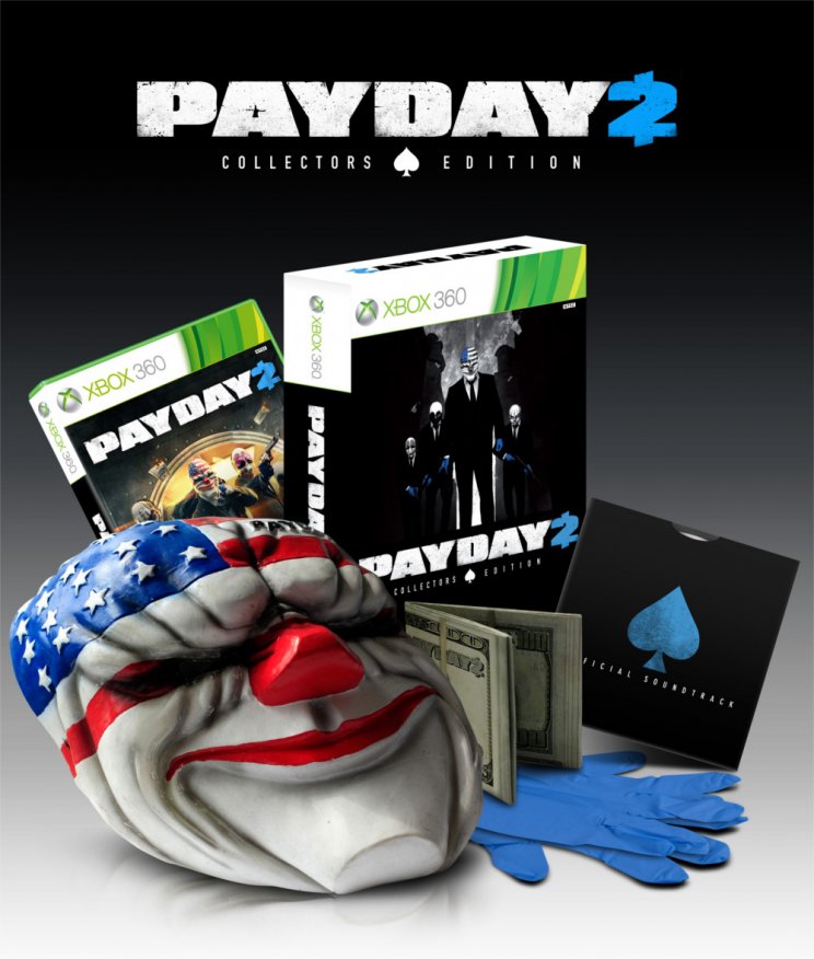 Maszk, kesztyű és még pénztárca is lesz a Payday 2 gyűjtői kiadásában - 2. kép