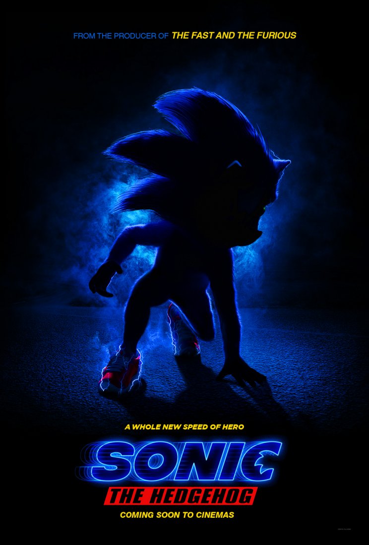 Megérkezett az első hivatalos poszter a Sonic-filmhez! - 2. kép