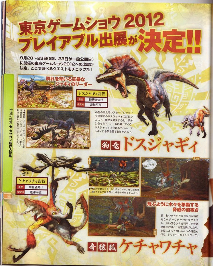 Megérkeztek az első szkennelt képek a Monster Hunter 4-ről - 10. kép