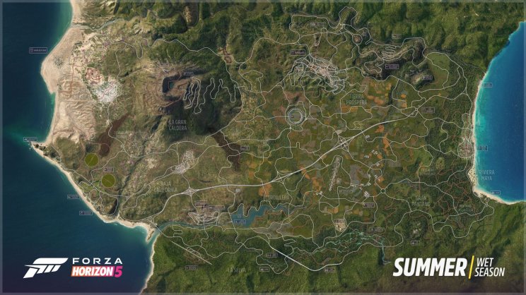 Megmutatták a Forza Horizon 5 teljes térképét - 2. kép