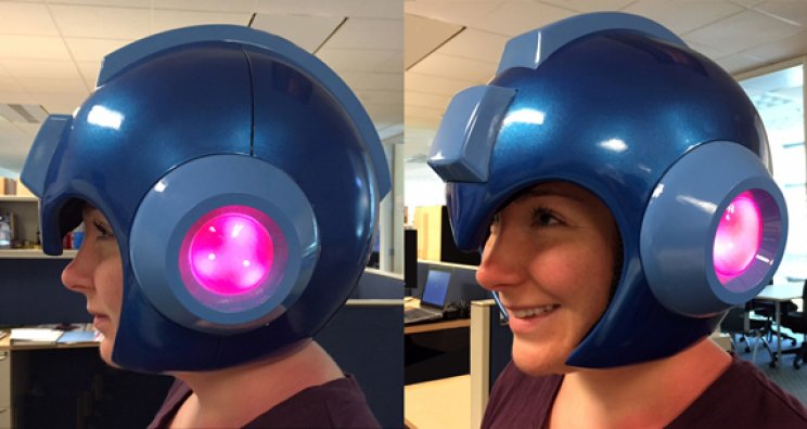 Míg Inafune Mega Man-játékot, a Capcom Mega Man-sisakot készít - 2. kép