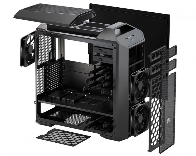 Moduláris számítógépházakkal újított a Cooler Master - 2. kép