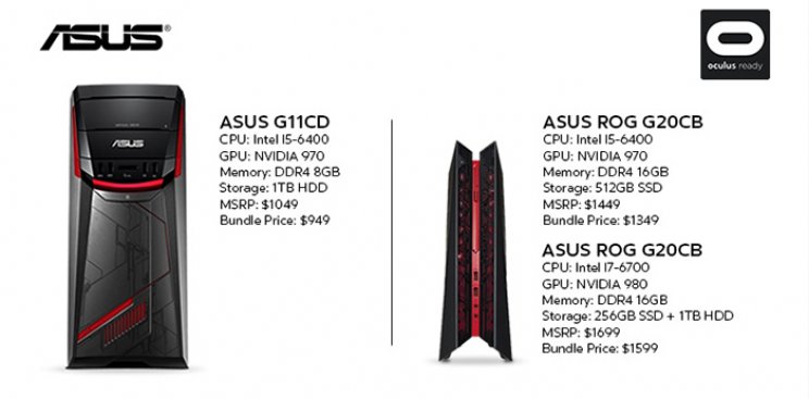 Napokon belül előrendelhetővé válnak az Oculus Ready PC-k - 2. kép