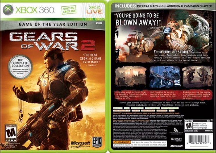Napokon belül megjelenik a Gears Of War 2: Game Of The Year Edition - 2. kép