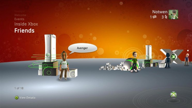New Xbox Experience: Témák, felületek - 3. kép