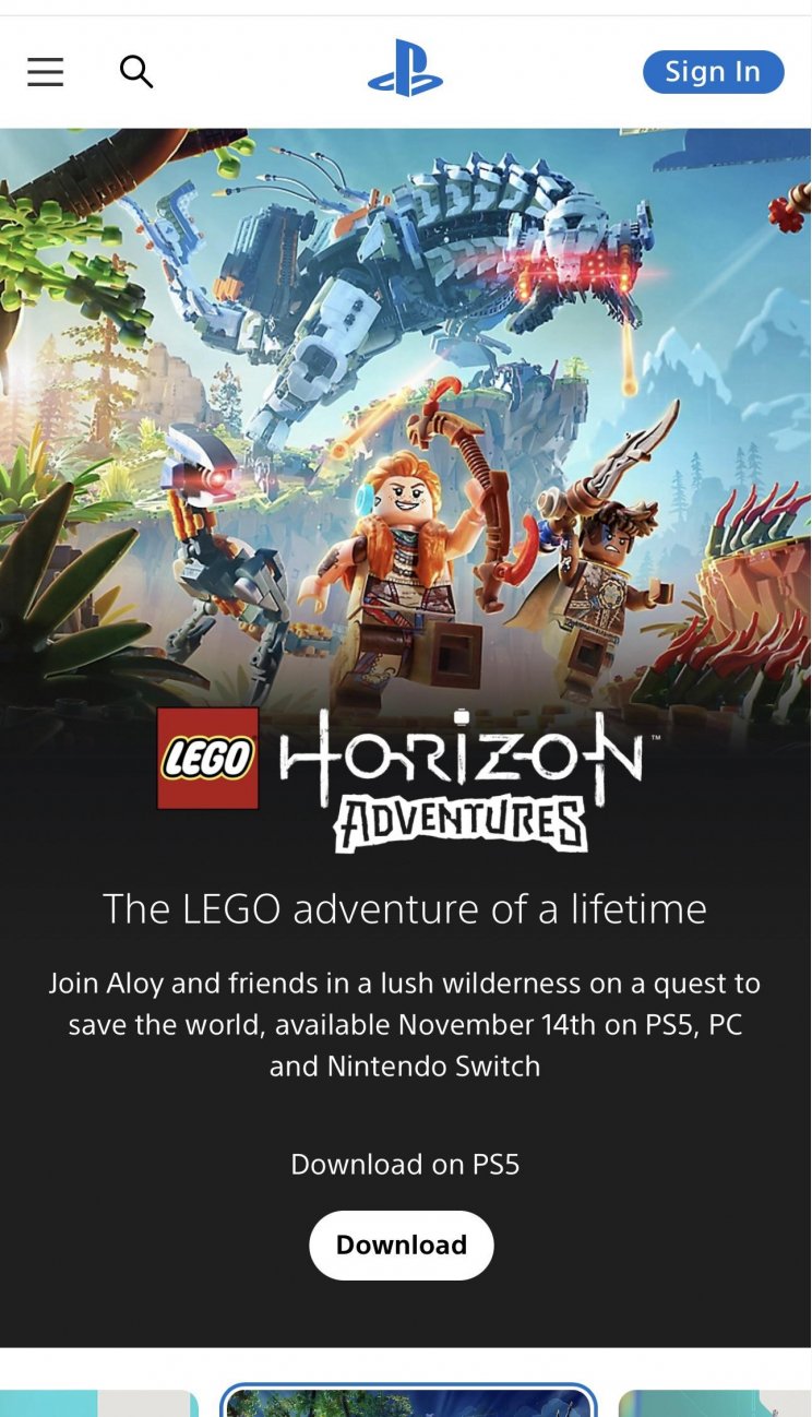 Novemberben érkezhet a Lego Horizon Adventures - 2. kép