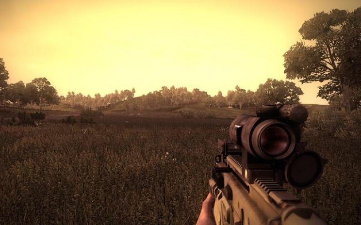 Operation Flashpoint 2: Dragon Rising: Minimum vs. maximum grafikai összehasonlítás - 4. kép