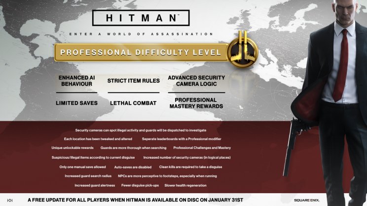 Profi bérgyilkosoknak szóló nehézségi szinttel gyarapodik a Hitman - 2. kép