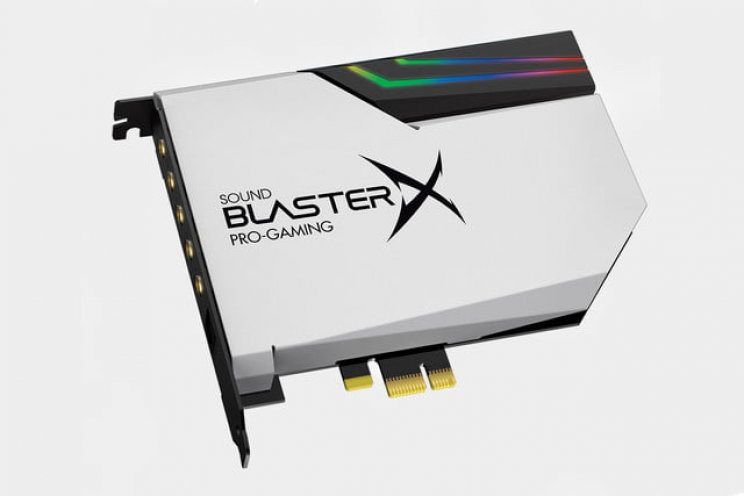 RGB világítást kapott a Creative új hangkártyája - 2. kép