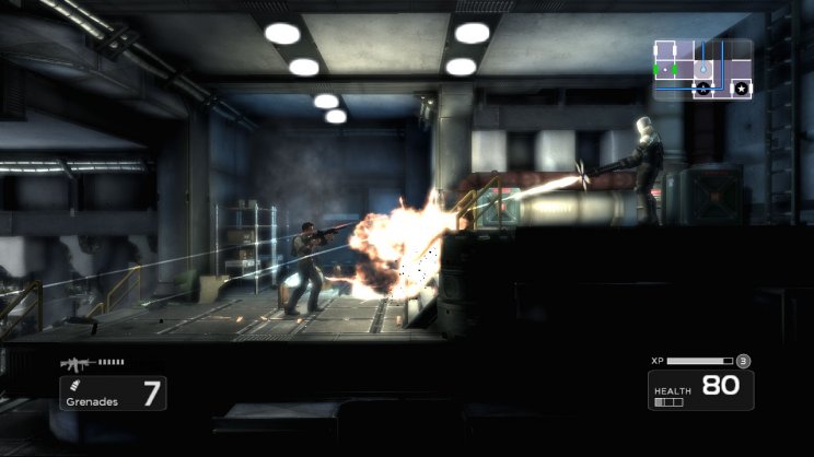 Shadow Complex: Friss képek az Epic Games side scrolling shooter-éből - 7. kép