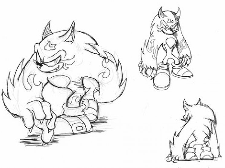 Sonic Unleashed: Werehog koncepciók - 3. kép