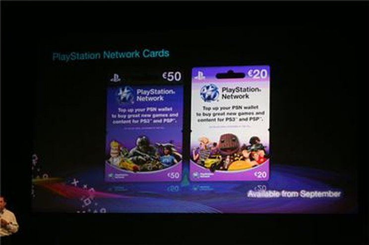 Sony: Érkeznek a PlayStation Network feltöltő kártyák - 2. kép