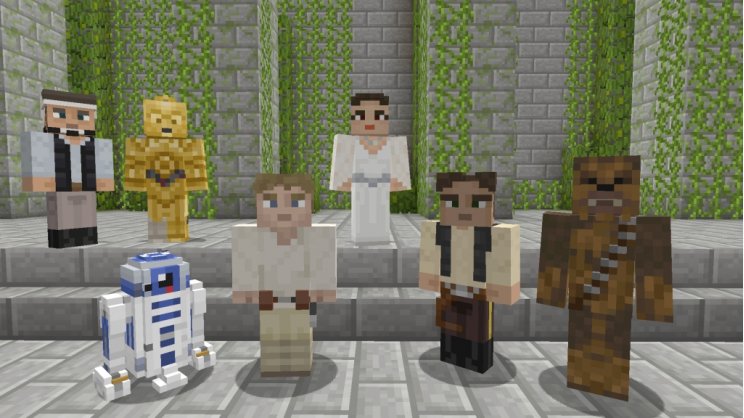 Star Wars karakterek költöztek a Minecraft világába - 2. kép