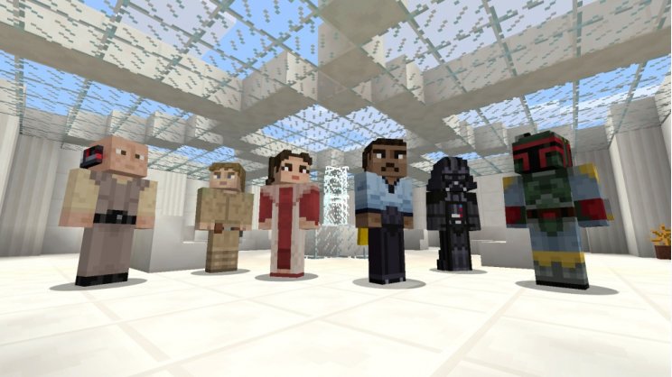 Star Wars karakterek költöztek a Minecraft világába - 3. kép
