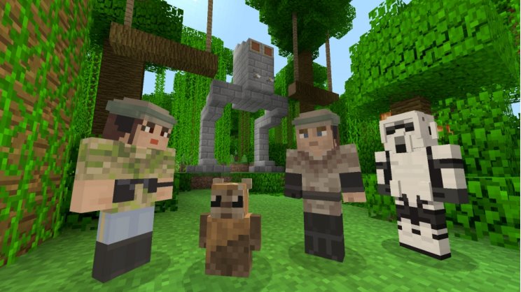 Star Wars karakterek költöztek a Minecraft világába - 7. kép