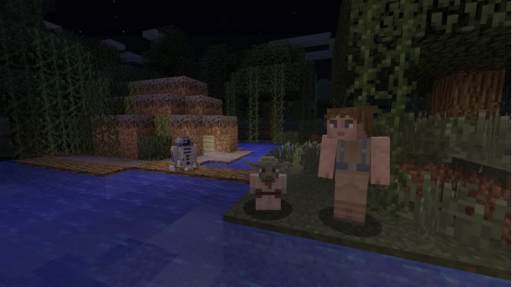 Star Wars karakterek költöztek a Minecraft világába - 8. kép