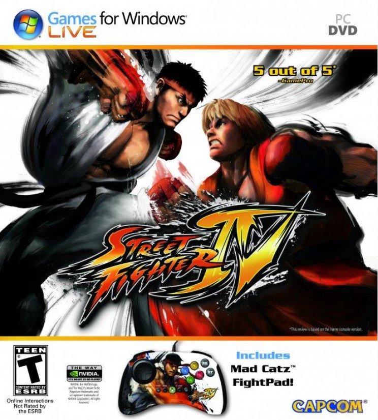 Street Fighter IV: Mad Catz FightPad a PC-s változathoz is - 2. kép