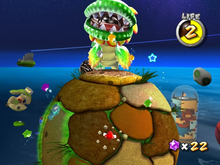 Super Mario Galaxy: Amikor 720p-n teper a Nintendo Wii-s platformer kiválóság - 3. kép