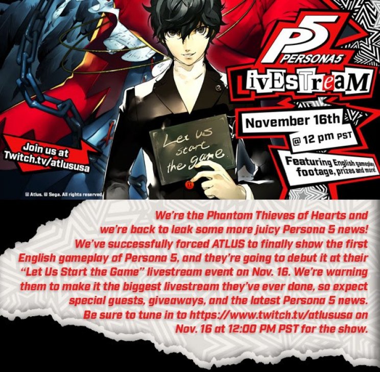 Szerdán jön a Persona 5 első angol nyelvű gameplay felvétele - 2. kép