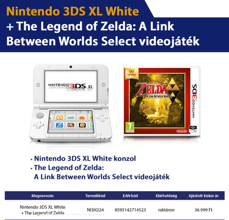 Szuper áron érkeztek hazánkba a legújabb Nintendo 3DS és 3DS XL gépcsomagok - 4. kép