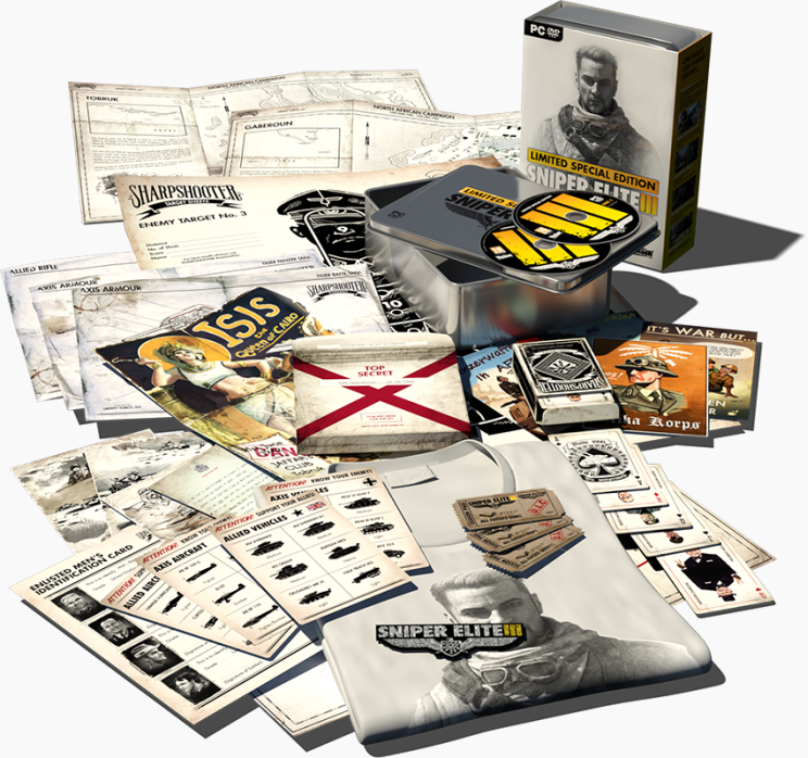 Tartalmas lett a Sniper Elite 3 gyűjtői kiadása - 2. kép