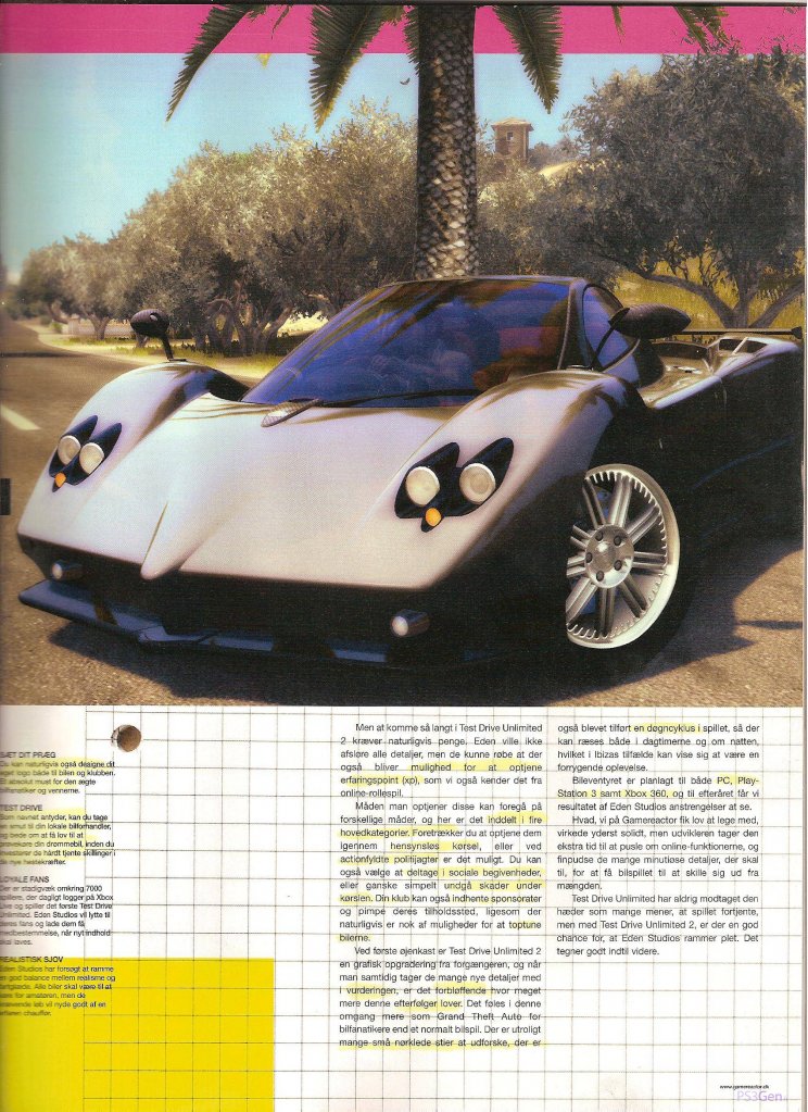 Test Drive Unlimited 2: Néhány scan kép, csipetnyi friss információval párosítva - 5. kép