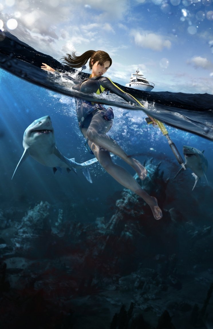 Tomb Raider Underworld: Újabb pillanatképek, némi renderrel fűszerezve - 10. kép