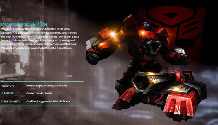 Transformers: War for Cybertron: Újabb két játszható karakter - 4. kép