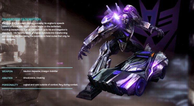 Transformers: War for Cybertron: Újabb két játszható karakter - 5. kép