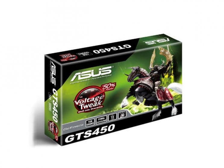 Túlhajtott GeForce GTS 450 az Asus kínálatában - 3. kép