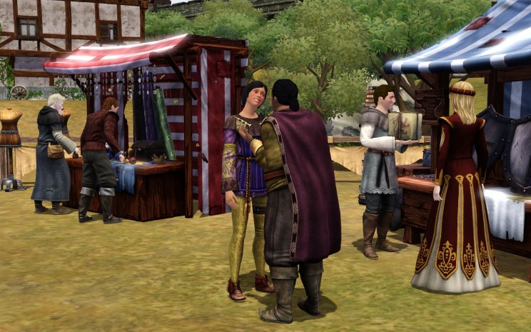 Újabb képeken mutatkozik a The Sims Medieval - 2. kép