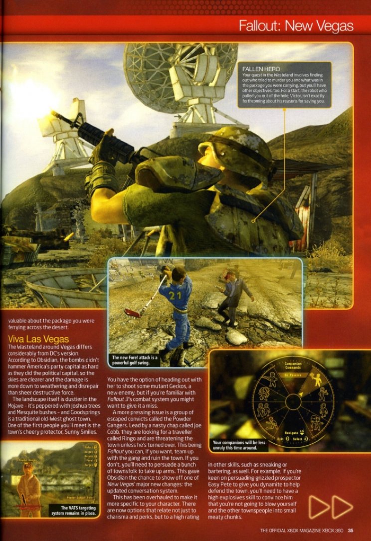 Újabb scan képek és információk a Fallout: New Vegas-ról - 5. kép