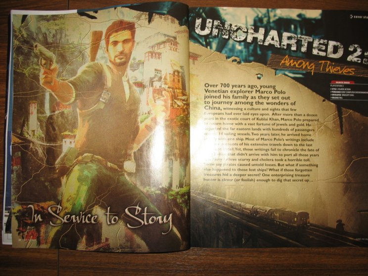 Uncharted 2: Among Thieves: Game Informer scan áradat - 2. kép