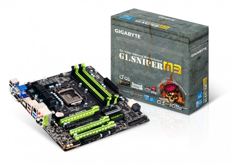 Az első helyezésért járó Gigabyte G1.Sniper M3.