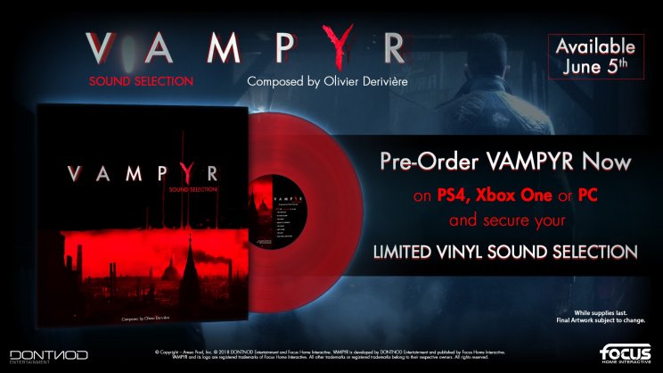 Vérvörös bakeliten is megjelennek a Vampyr zenéi - 2. kép