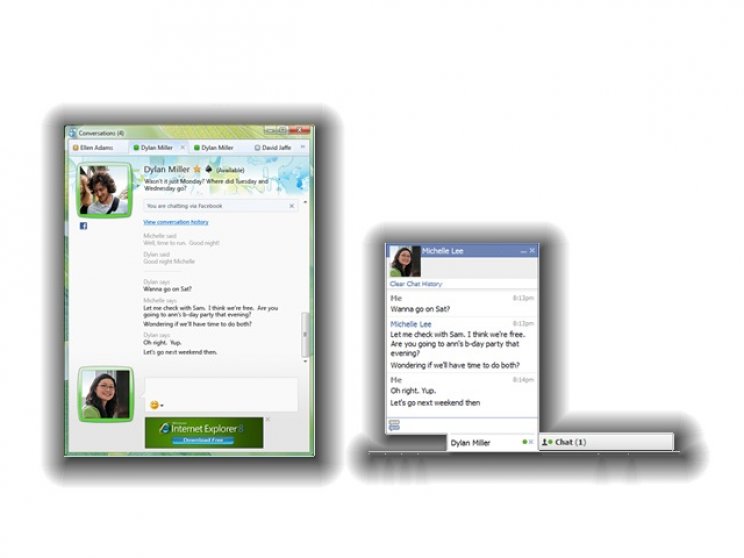 Világszerte elérhető a Facebook csevegés a Hotmail felhasználóknak - 2. kép