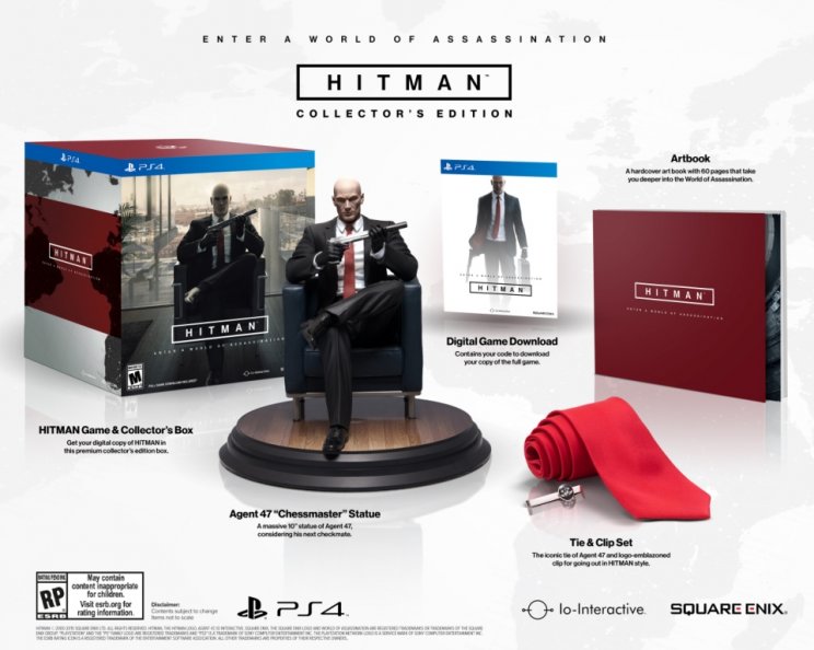 Vörös nyakkendővel és szoborral érkezik a Hitman gyűjtői kiadása - 2. kép
