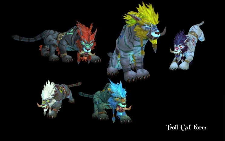 World of Warcraft Cataclysm: Troll és Worgen druida formák - 2. kép