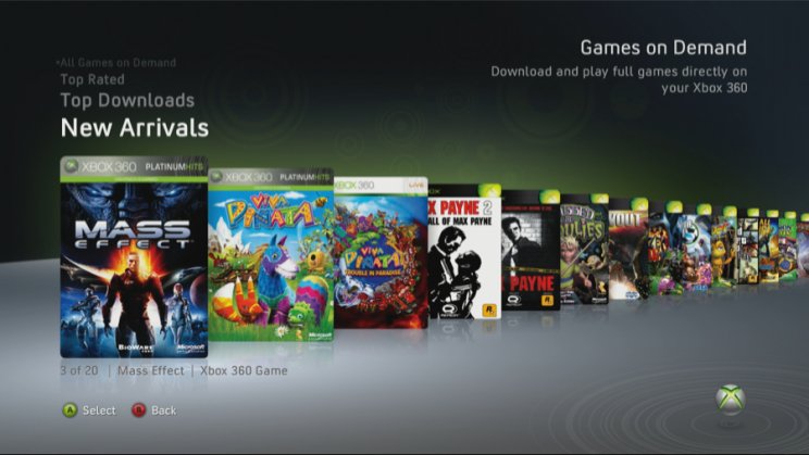 Xbox 360 Games On Demand játékok 1600 és 2400 Microsoft pont között - 2. kép