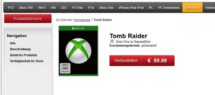 Xbox One-ra is elkészülhet a Tomb Raider? - 2. kép