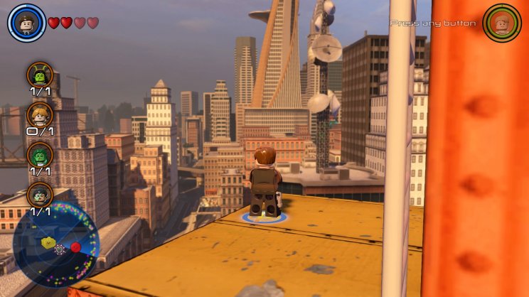 Ezt látja egy Lego szuperhős ha felmászik - repül - tapad - ugrik a tetőre