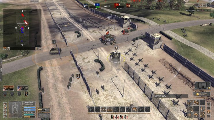 Hiába a tank, egy pontot csakis gyalogosok tudnak elfoglalni.