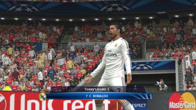 Közönség és Ronaldo közelről